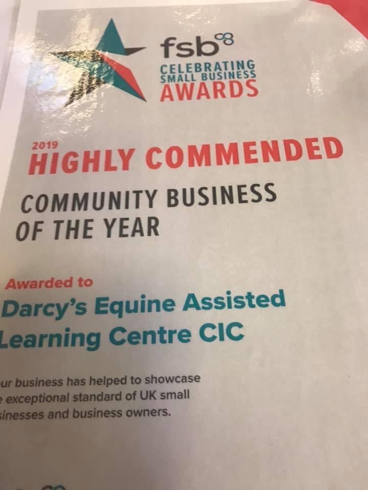 Darcy's Equine Assisted Learning Awards -6